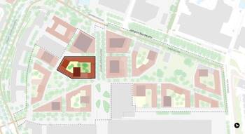 klik en vergroot kaart met plek bouwkavel, beschreven in tekst ernaast